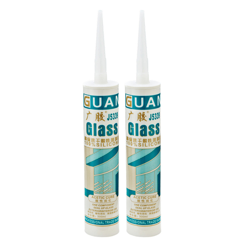 Guangjiao J5339 High-Grade Fast Curator Acidum Curator Silicone Vitri Adhesive